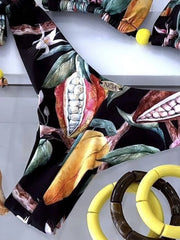 Brazilian Women's Swimsuit Swimwear Female Sexy Bikinis Set Push Up Swimming Bathing Suit Bohemian Women Swumsuit 2 Piece Sets