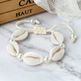 Women Shell Ankle Bracelets Summer Barefoot Bracelet Ocean Beach Multicolor Adjustable Knot Bohemian Accessories Jewelry Gifts