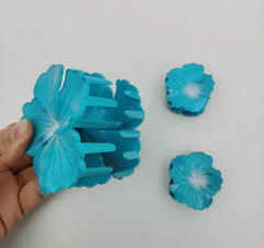 סט קליפסים לשיער פרחוניים 3 יחידות/סט לנשים אביזרי שיער חוף אביב חמודים, קליפסים פרחוניים לבהיניה פריטי יסוד לקיץ