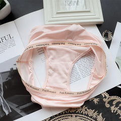 New Women's Underwear Low Waist Girls' Sexy Panties Ultra-thin Ice Silk Briefs Breathable Cotton Crotch Sports Triangle Lingerie