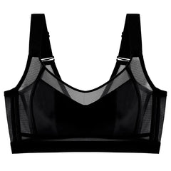 נשים חזיות גדולות תחתונים מלא קאפ דק קיץ דק במיוחד נגד נפול מינימיזציה פוש אפ