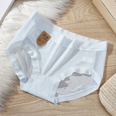 Nahtlose Damen-Sommerunterwäsche, ultradünne Slips aus Eisseide, Größe 7A, hochwertige, atmungsaktive Unterwäsche