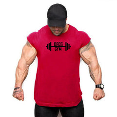 2024 New Mens Bodybuilding Tank top Gyms Fitness sleeveless shirt Male Cotton clothing Fashion Singlet vest Undershirt t shirt