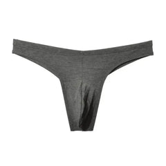 Mini-Strandmode Herren Bikini mit Beutel, bequemer Badeanzug mit T-Rücken