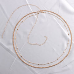 Schlichter Boho-Strand-Taillengürtel mit Strasssteinen, sexy Mode für Damen, Bauchnabelschmuck, Bikini-Sommer-Accessoires