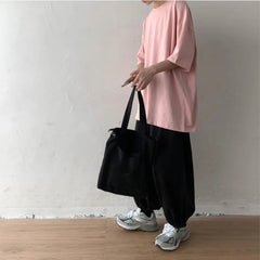 2024 Summer Short Sleeve T Shirts Solid Color T-shirt O Neck Casual Loose T Shirt Base Top Tee Oversize Students Street T-shirt