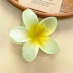 Beach Vacation Bohemia Style Fashion Egg Flower Hair Clips Flower Large Hair Claw Hairpin For Women Girls Accessories