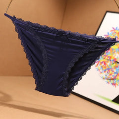 תחתוני נשים סקסיים חלקים תחתוני נשים הלבשה תחתונה לנשימה תחתונים נמוכים מותניים אינטימיים נוחות תחתונים