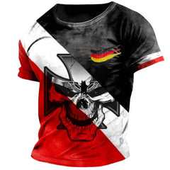 Summer Men's T Shirt Casual Short Sleeve European T-Shirt Soccer Clothing Fashion Streetwear Male Oversized Clothing Pullover