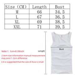 Black White Sleeveless Fitness T-shirt Clothing Tank Tops Sleeveless Casual Fit Sports Bodybuilding Four Seasons Male Top Cotton