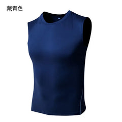 Mens Tank Top Bodybuilding Muscle Shirts Compression Tank Top Men Sleeveless TShirt Sports Shirt For Men Slim Running Vest Men