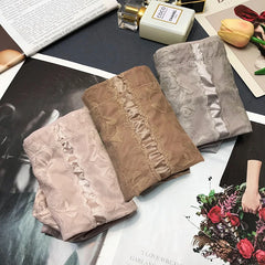 3PCS Panties Women Seamless Briefs Female Underpants Ultra-thin Underwear High Rise Panties Solid Comfy Lingerie Ice Silk