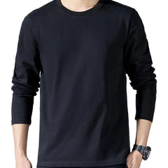 Men Sport Top Loose Round Neck Bottoming Clothes Long Sleeves Homewear Gym Running Basketball T-shirt Spring Autumn Undershirts