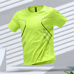 2025 New Summer T-shirt Sports Running 3d T Shirts For Men Fashion Casual Short Sleeve O-Neck Tops Tees Gym Clothes Color Block