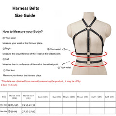 Trendiger Punk-Gürtel für Damen, Bondage-Gürtel, Hosenträger im Streetstyle, dekorativer Taillengürtel, Korsettgürtel, Gothic-Kleidungsaccessoires