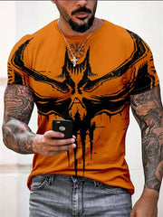 New Street T Shirt For Men Vintage Tshirt Casual Top Tee Retro Men's T-Shirt 3d Print Summer Short Sleeve Daily Men's Clothing