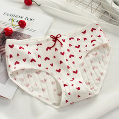 New Underwear Women Strawberry Pattern Panties Girls Briefs Sexy Lingeries Cueca Calcinhas Cotton Shorts Underpants Cute Panty
