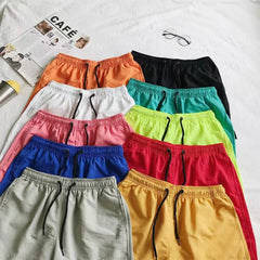 Men‘s Swim Trunks with Side Pockets Summer Casual Solid Color Beach Shorts Quick Dry Lightweight Board Shorts Swimwear Swimsuit