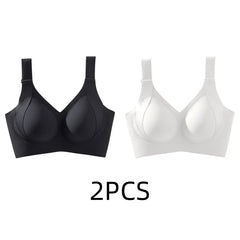 1/2PCS Women's Seamless Underwear, Thin Style, Large Breasts, Small Breasts, No Wires, Pull-up And Anti-sagging Large Size Bra