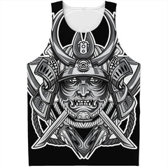 Fashion Japanese Samurai Graphic Mens Tank Tops Summer Trend Streetwear 3D Printed Sleeveless T Shirts Loose Harajuku Kids Vest