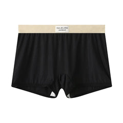 נשים תחתוני משי קרח לנשימה גבירותיי בטיחות קצר מכנסיים נשיים חלקים תחתונים מהירים יבשים Boyshorts נוחים בוקסר