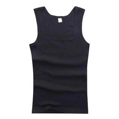 100% Cotton Mens Oversized T-shirt Sleeveless Tank Top Solid Color Fitness Men Muscle Vests Bodybuilding Tees For Men T Shirt