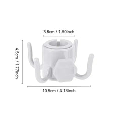 נייד חיצוני חוף ווים קולב רב תכליתי חוסך מקום ארבע פינות וו שימושי ללבוש עמיד אביזרי מטרייה