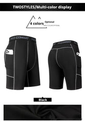 מכנסי ספורט וכושר לגברים ריצה ספורט צמודים אלסטיים ייבוש מהיר מכנסי כיסים לאימוני כדורסל מכנסיים חיצוניים Y2k טיקי