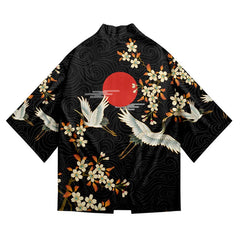 3 to 14 years kids kimono + shorts Japanese costume boys girls fashion kimono haori cardigan Jacket children beach wear cloak