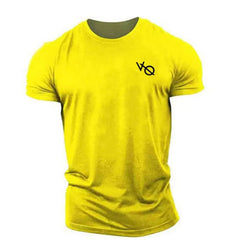 New Men T Shirt Summer Clothing Solid Color Printed Shirts O Neck Oversized Top Casual Streetwear Loose Fitness Clothing For Men