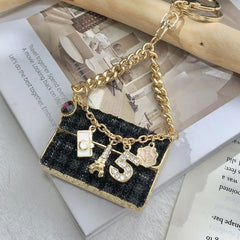 Fashionable Exquisite Bag Keychain Accessories Lady's Handbag Key Chain Pendant 43 Kinds of Style Women Gift Dropshipping