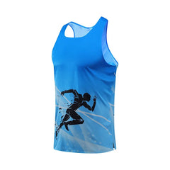 Fashion Running Graphic Tank Tops For Men Summer Casual Sports Fitness 3D Printed Vest Loose Breathable Gym Quick Dry Tees Tops