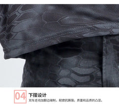 Herren-Tarnhemden für Jagd, Angeln, Militär, Wandern, Camping – schnelltrocknende Kleidung