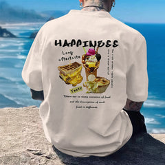 Casual Men's T-Shirt 3d Print Short Sleeve Street Fashion Man Clothing Simple Loose Oversized Tees For Men Breathable T Shirts