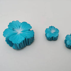 סט קליפסים לשיער פרחוניים 3 יחידות/סט לנשים אביזרי שיער חוף אביב חמודים, קליפסים פרחוניים לבהיניה פריטי יסוד לקיץ