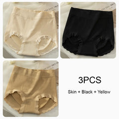 Women's Lingerie High Wait Underwear Lady Soft Briefs Panties Women Sexy Female Lingerie Panties Set Pack Triangular Underpants