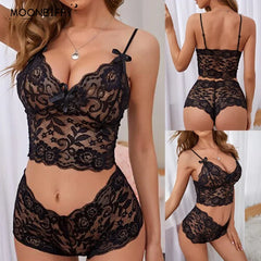 Sexy Lingerie Women Plus Size Female Underwear Print Lingerie Nightdress Sleepwear Sexy Lenceria Sexy Pack Women