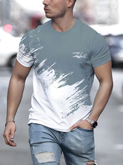 Men's T Shirt Short Sleeve Crew Neck Casual Outdoor Pullover T Shirt For Men Streetwear Sportshirt Top Tees Oversized Clothing