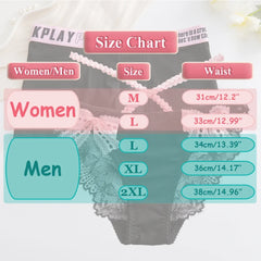 Sexy Unterwäsche für Damen und Herren, Partner-Slips, süße Lolita-Slips mit Schleife und Spitze, Damen-Slips, bequeme Herren-Boxershorts, kuschelige Slips für Paare