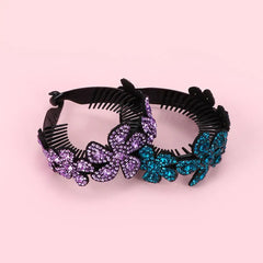 Strass-Haaraccessoires mit Blumenmuster, Haarspangen, Haarnadeln, Haarschmuck