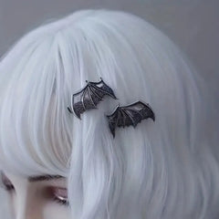 Accessoires für Damen: Halloween-Haarspange mit Fledermausflügeln – Modische, vielseitige Haaraccessoires für Partys