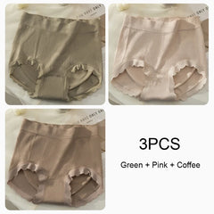 Women's Lingerie High Wait Underwear Lady Soft Briefs Panties Women Sexy Female Lingerie Panties Set Pack Triangular Underpants