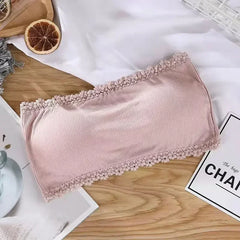 Strapless Lingerie for Women Tube Top Underwear Soild Color Seamless Invisible Bralette Sexy Solid Color Bras Crop Top Women