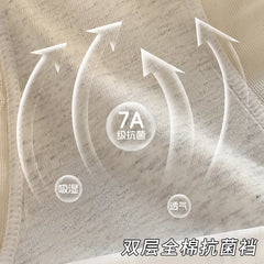 Women's Underwear 7A Baby Cotton Antibacterial Splicing Lace Cotton Crotch Seamless Comfortable Breathable Summer Thin Briefs