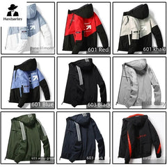 Men's Coat Casual Korean Style Spring Fashionable Thin Topmen's Jacket Hood Student Workwear Jacket Harajuku Street Clothing