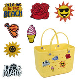 Rubber Beach Bag Accessories Charms - 3" Beach Charm Accessories for Rubber Beach Totes Perfect Tote Accessories for Summer