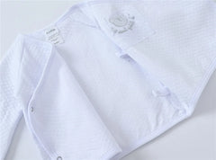 Kavkas Baby Boy Clothes Set 2 Pcs Top+Pants Cotton Full Sleeve 0-6 Months Newborn Baby Girls Clothing White Outwear