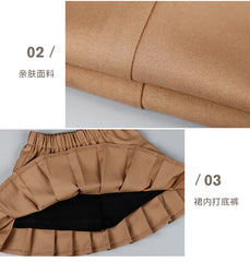 Boys School Uniform Girls Jacket Khaki Skirt Shirt Tie Suits Kids Formal Dress Tuxedo Toddler Clothes Sets Child Student Outfits