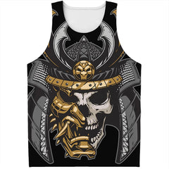 Fashion Japanese Samurai Graphic Mens Tank Tops Summer Trend Streetwear 3D Printed Sleeveless T Shirts Loose Harajuku Kids Vest