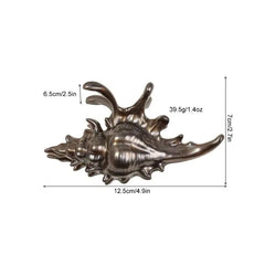 Ocean Shark Claw Clip For Women Conch Hair Claw Clip For Cute Beach Hair Accessories